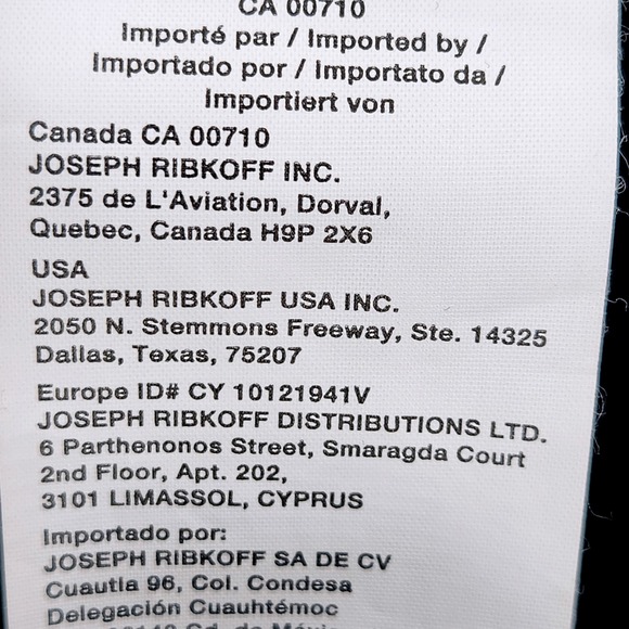 Joseph Ribkoff Black Cutout Sleeve Sheath Dress Size 4 Bar Detail Lined Zip - Picture 8 of 11